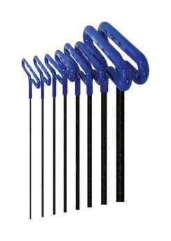 Eklind 2-10 Mm Metric T-Handle Hex Key Set 8 Pc
