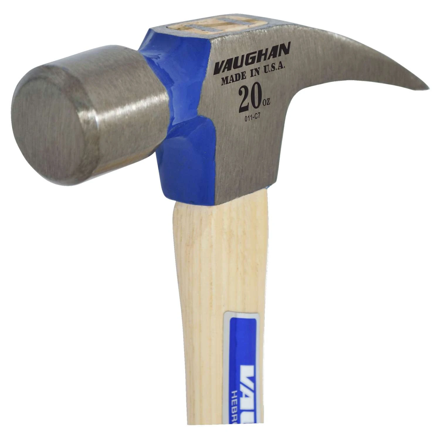 Vaughan 20 Oz Smooth Face Rip Claw Hammer 16 In. Hickory Handle 2 Vaughan 20 Oz Smooth Face Rip Claw Hammer 16 In. Hickory Handle - Image 2