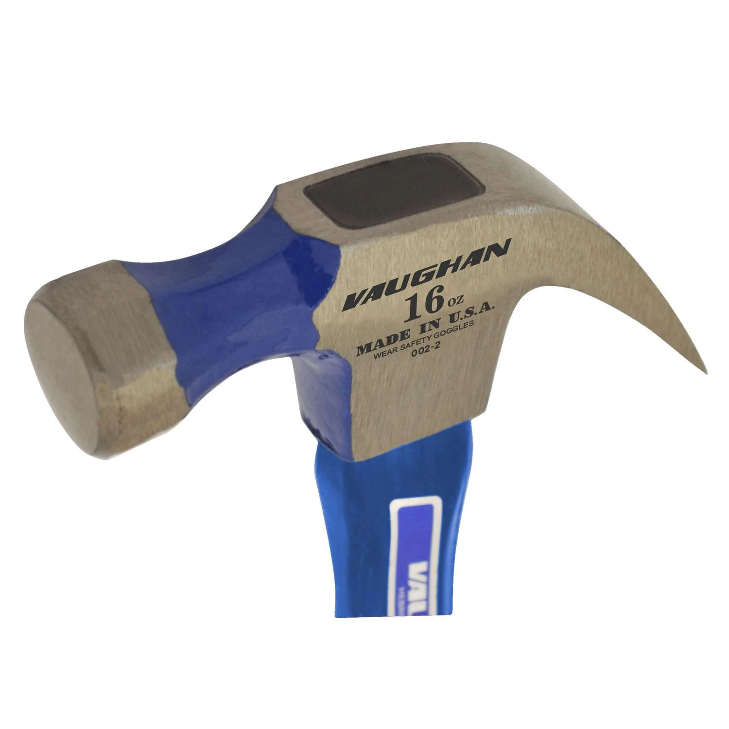 Vaughan 16 Oz Smooth Face Curved Claw Hammer 13 In. Fiberglass Handle 2 Vaughan 16 Oz Smooth Face Curved Claw Hammer 13 In. Fiberglass Handle - Image 2