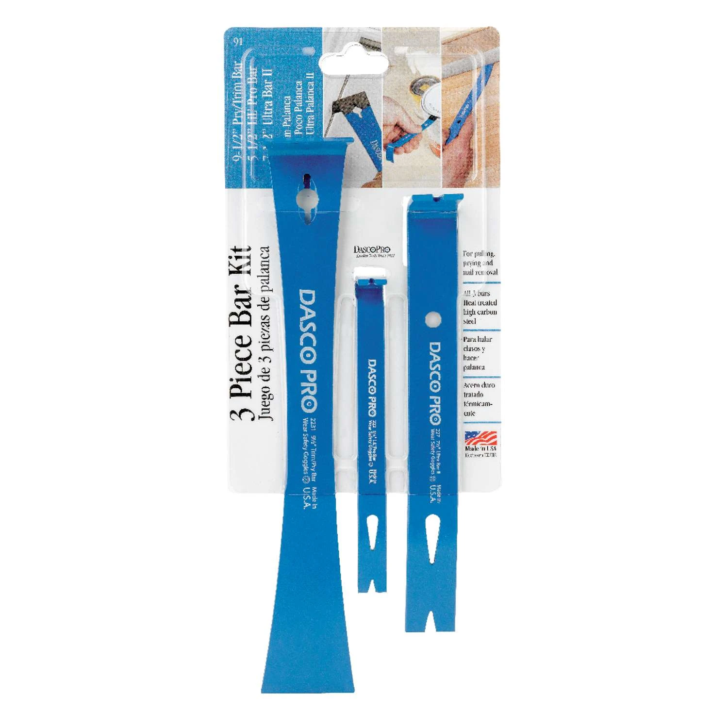 Dasco Pro 5 In. Classic Pry Bar Set 3 Pk 1 Dasco Pro 5 In. Classic Pry Bar Set 3 Pk