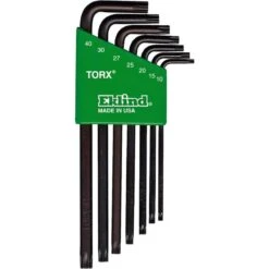 Eklind Security Torx Assorted Short Arm Torx L-Key Set 7 Pc