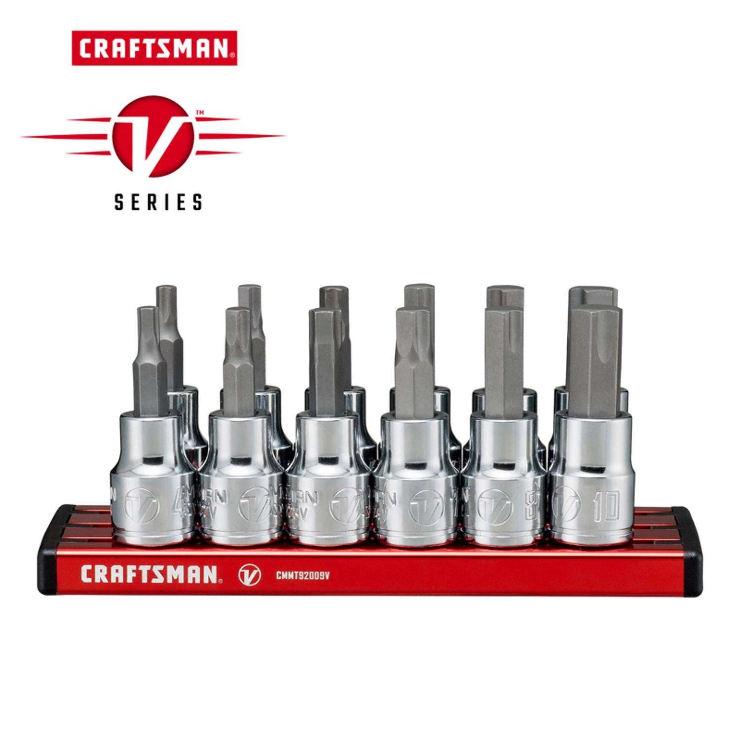 Craftsman V-Series X-Tract Technology 3/8 In. Drive Metric And SAE Hex Bit Socket Set 12 Pc 2 Craftsman V-Series X-Tract Technology 3/8 In. Drive Metric And SAE Hex Bit Socket Set 12 Pc - Image 2