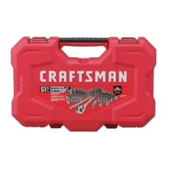 Craftsman 3/8 In. X 3/8 In. Drive Metric And SAE 6 Point Mechanic's Tool Set 51 Pc -Irwin Store 1779aa74 1f2f 49be a127 4b45abcb44a9