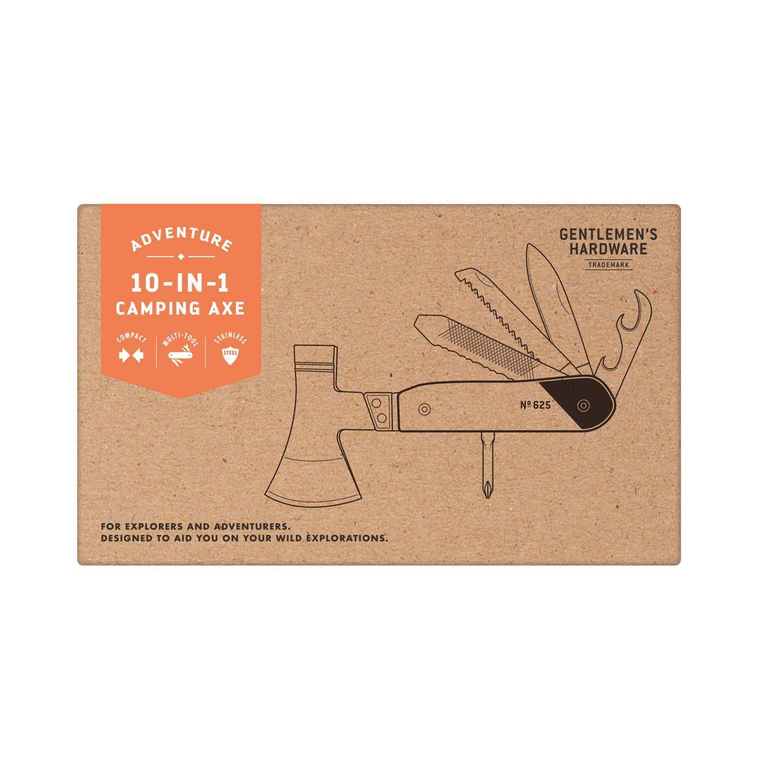 Gentlemen's Hardware Axe Multi-Tool 1 Pc 1 Gentlemen's Hardware Axe Multi-Tool 1 Pc