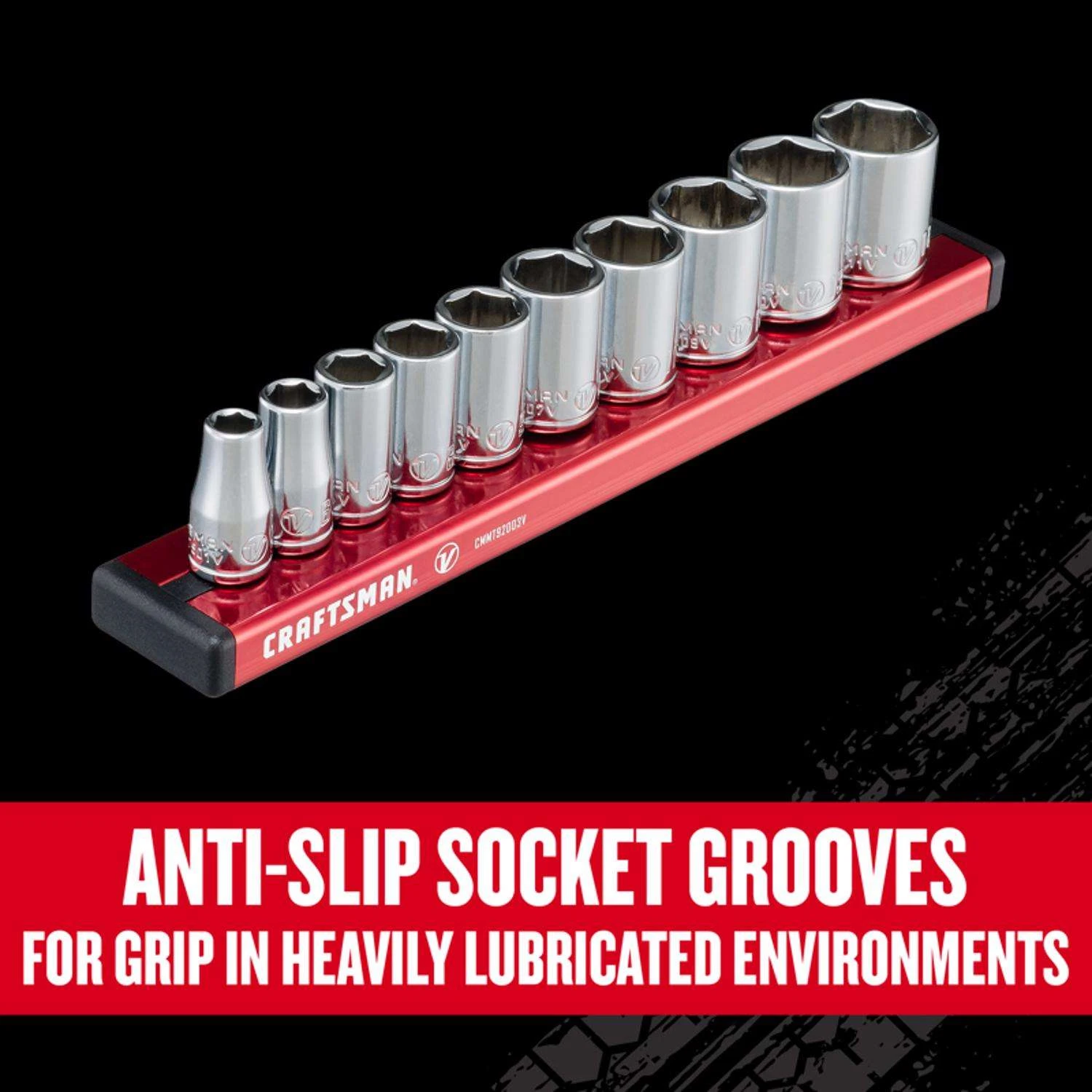 Craftsman V-Series 1/4 In. Drive Metric 6 Point Socket Set 10 Pc 5 Craftsman V-Series 1/4 In. Drive Metric 6 Point Socket Set 10 Pc - Image 5