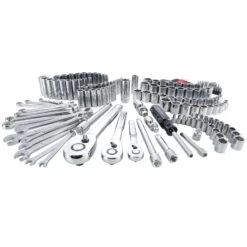 Craftsman 1/4, 3/8 And 1/2 In. Drive Metric And SAE 6 And 12 Point Mechanic's Tool Set 189 Pc