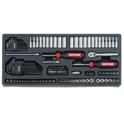 Craftsman 1/4, 3/8 And 1/2 In. Drive Metric And SAE 6 And 12 Point Mechanic's Tool Set 308 Pc -Irwin Store 22a10673 b687 4ea1 8b31 531ee0c30d90