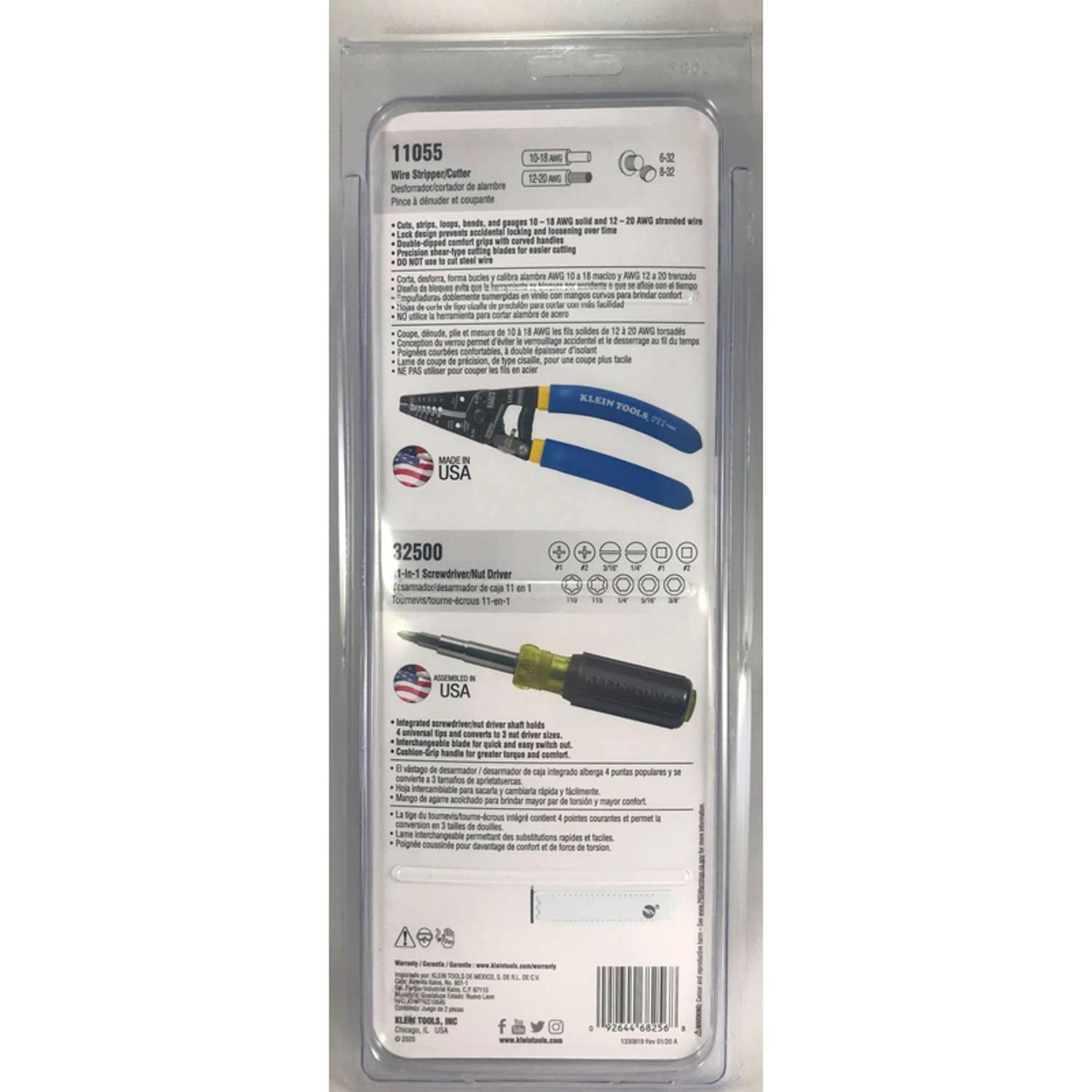 Klein Tools Multi-Bit Screwdriver/Wire Stripper Set 2 Klein Tools Multi-Bit Screwdriver/Wire Stripper Set - Image 2