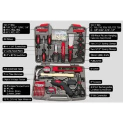 Apollo Tools Household Tool Kit 144 Pc -Irwin Store 26696521 a0ce 4e24 aa3e 3bd3b1f10404