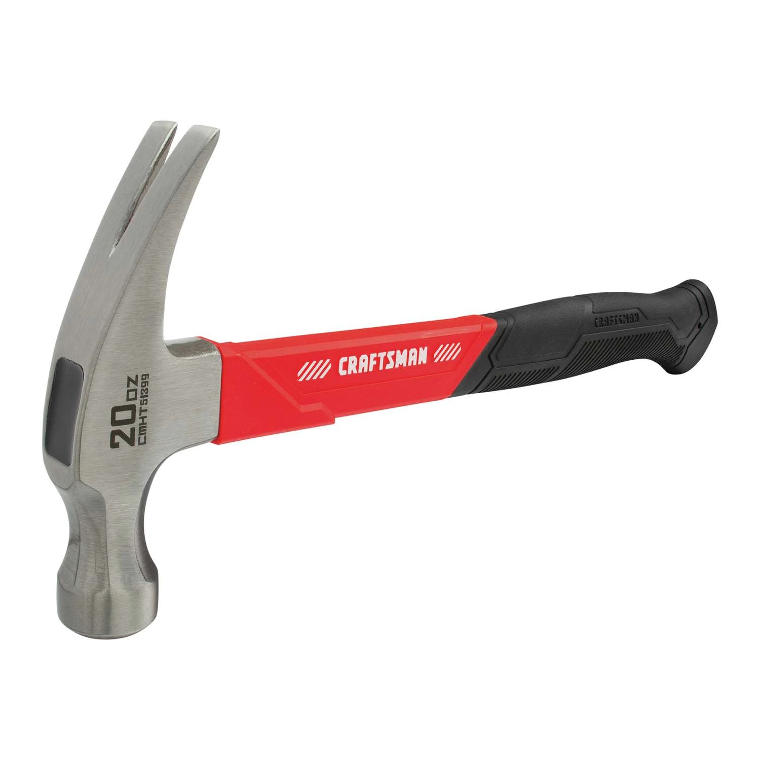 Craftsman 20 Oz Smooth Face Claw Hammer 10.75 In. Fiberglass Handle 2 Craftsman 20 Oz Smooth Face Claw Hammer 10.75 In. Fiberglass Handle - Image 2