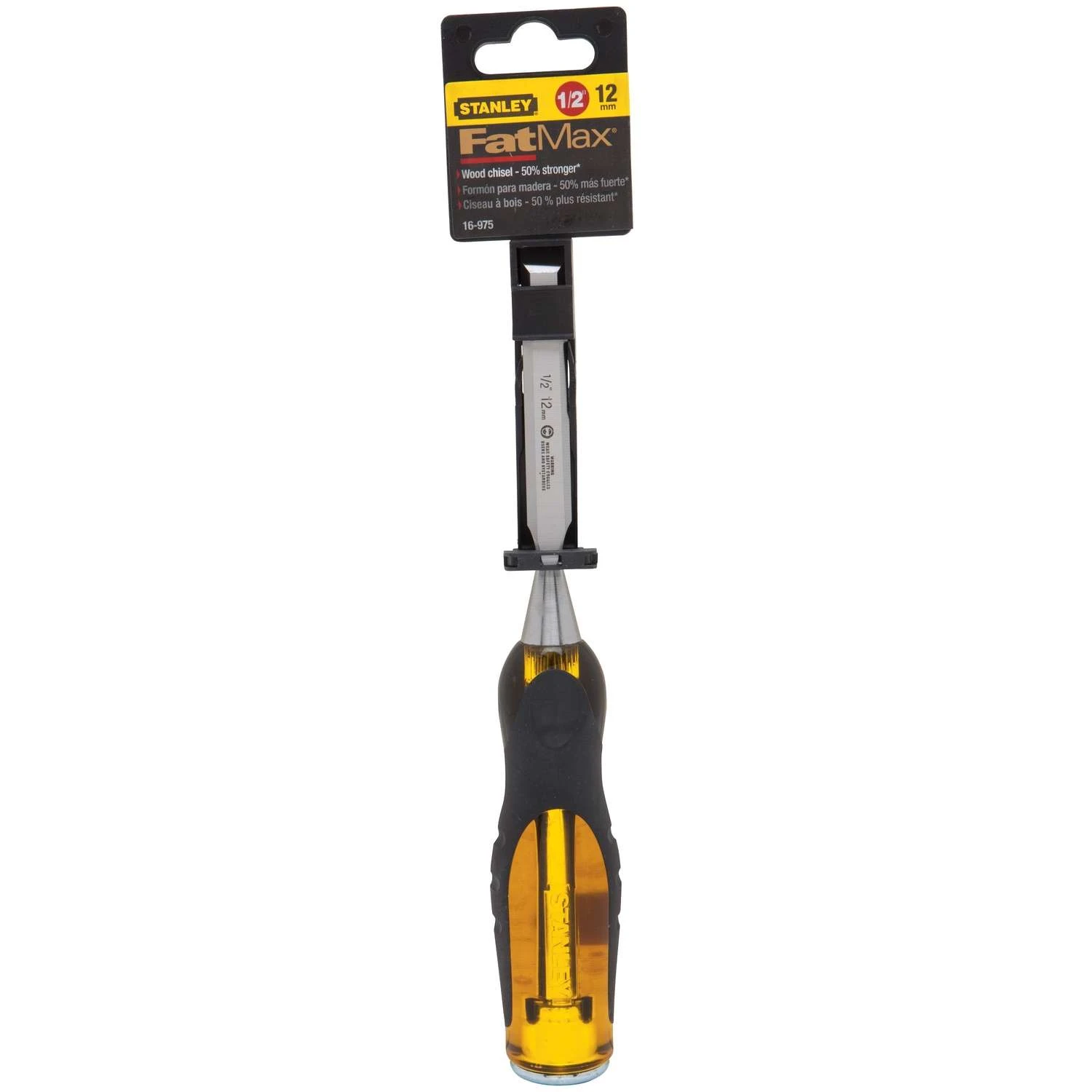 Stanley FatMax Thru-Tang 1/2 In. W Wood Chisel 1 Pk 1 Stanley FatMax Thru-Tang 1/2 In. W Wood Chisel 1 Pk