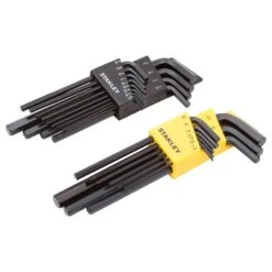 Stanley Multi-Size Metric And SAE Long Arm Hex Key Set 22 Pc