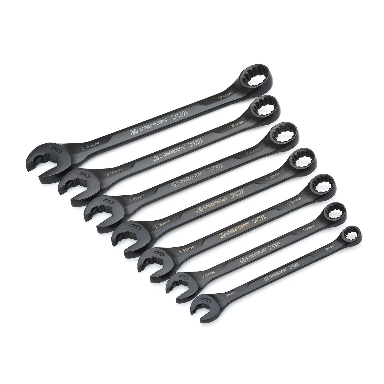 Crescent X6 12 Point Metric Wrench Set 11 In. L 7 Pk 2 Crescent X6 12 Point Metric Wrench Set 11 In. L 7 Pk - Image 2