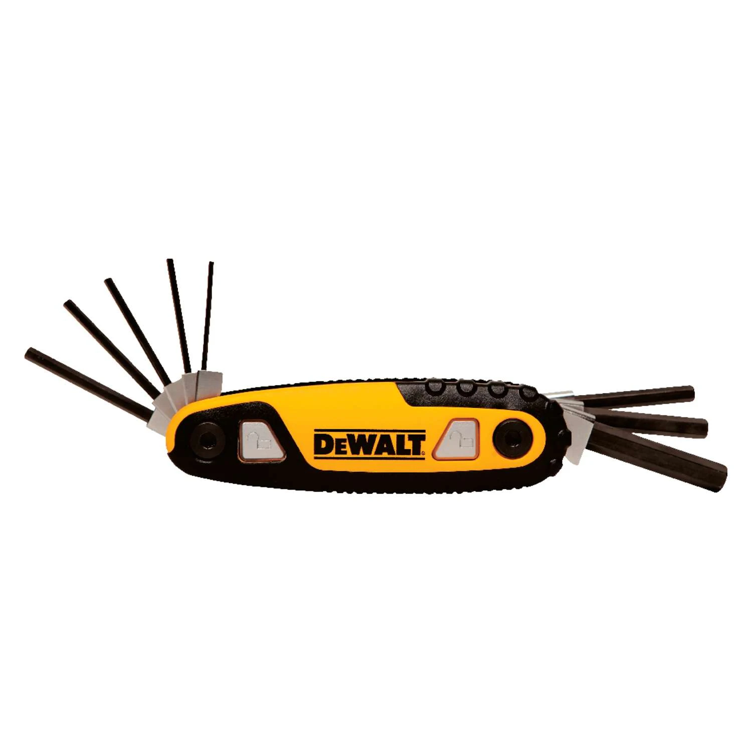 DeWalt Multi-Size SAE Fold-Up Locking Hex Key Set 8 Pc 1 DeWalt Multi-Size SAE Fold-Up Locking Hex Key Set 8 Pc