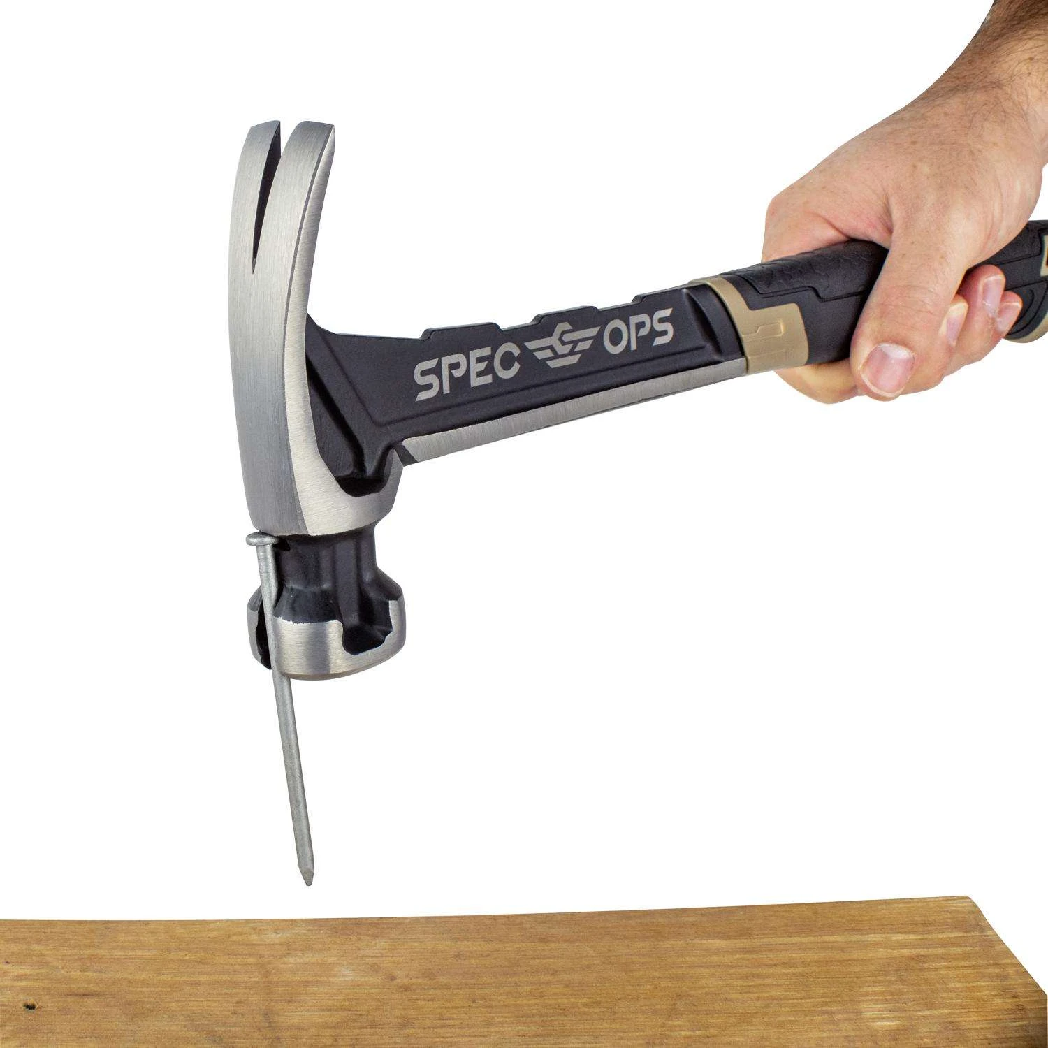 Spec Ops 20 Oz Smooth Face Claw Hammer 9.25 In. Polypropylene/TPR Handle 10 Spec Ops 20 Oz Smooth Face Claw Hammer 9.25 In. Polypropylene/TPR Handle - Image 10