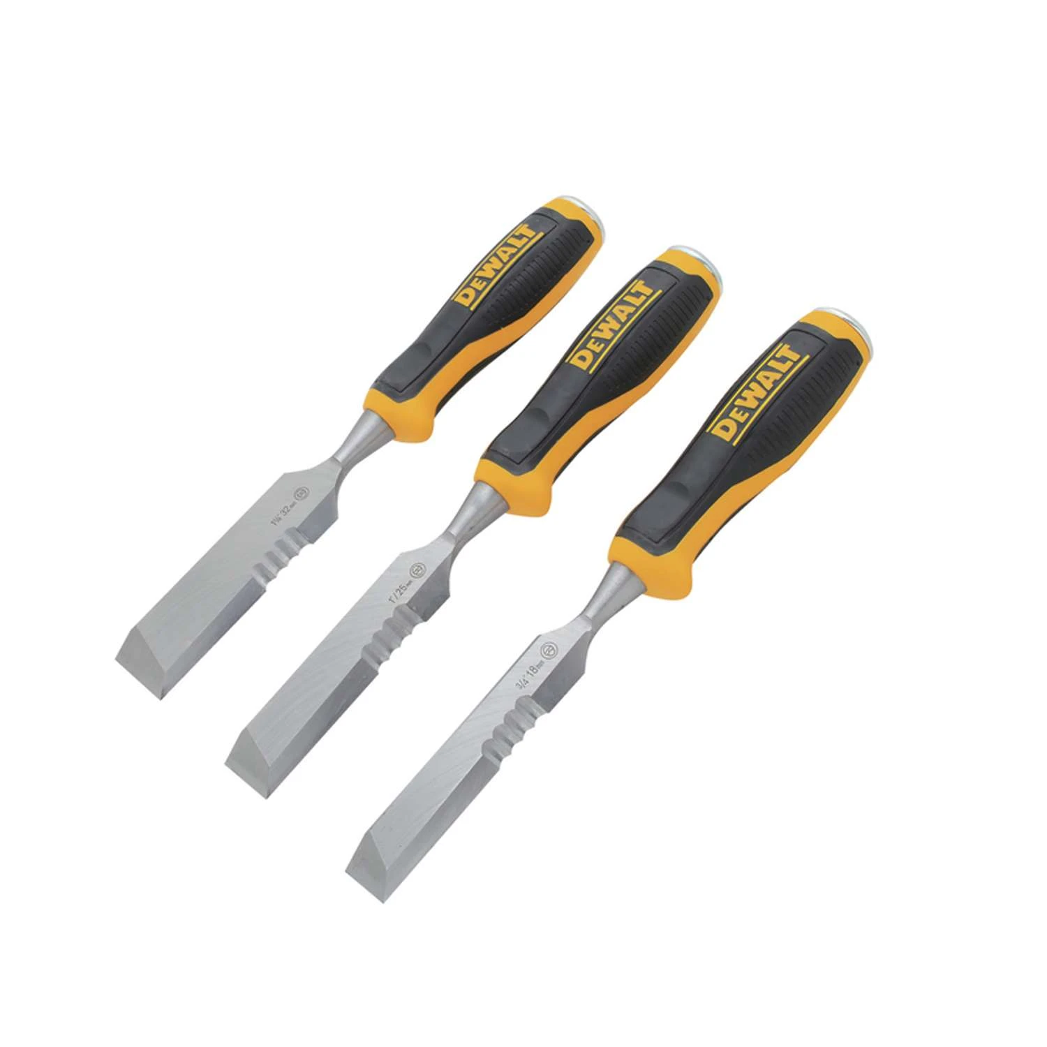 DeWalt Side Strike Wood Chisel Set 3 Pk 1 DeWalt Side Strike Wood Chisel Set 3 Pk