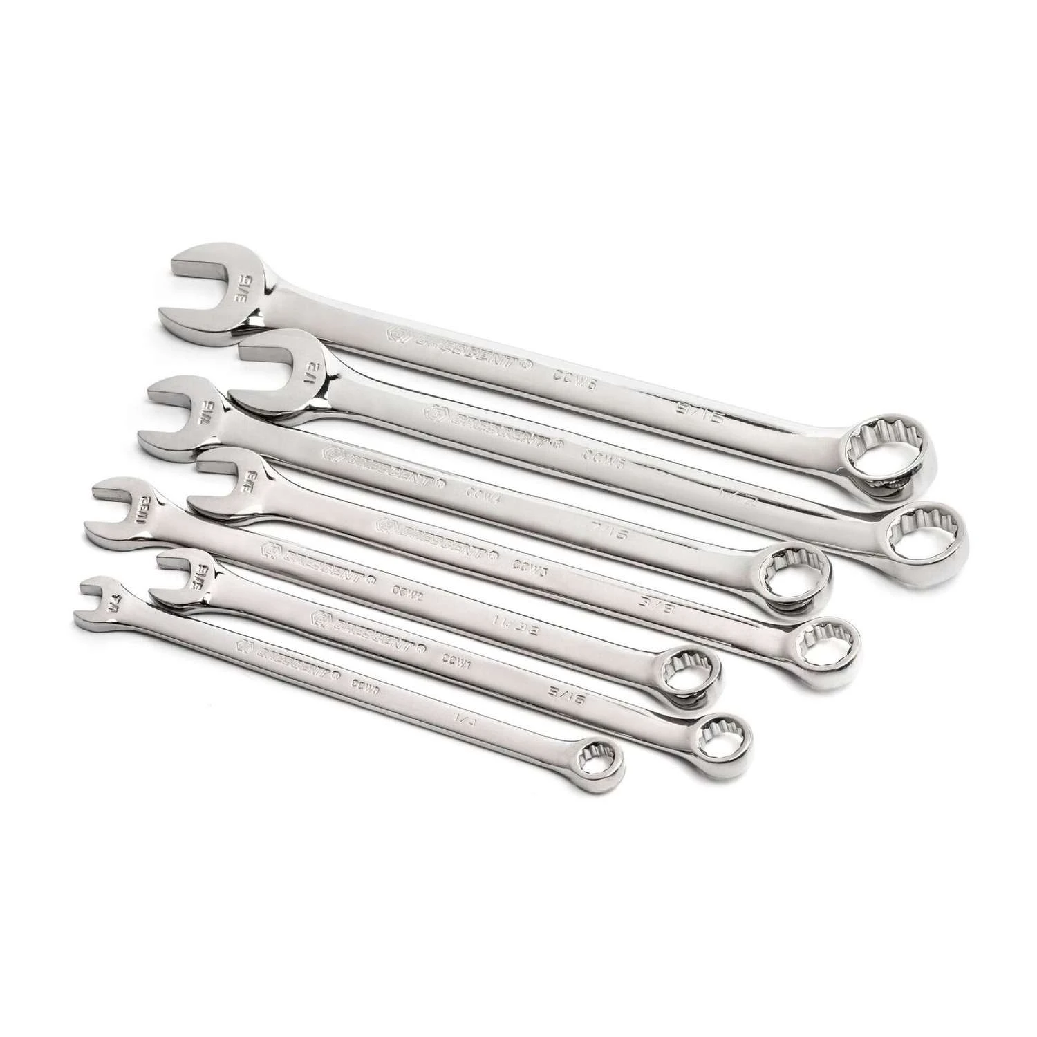 Crescent 12 Point SAE Combination Wrench Set 7 Pc 1 Crescent 12 Point SAE Combination Wrench Set 7 Pc