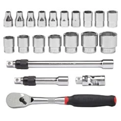 Craftsman V-Series 1/2 In. Drive Metric 6 Point Socket And Tool Set 21 Pc -Irwin Store 42303e20 fac8 4e8c 9e52 59ac6595b72d