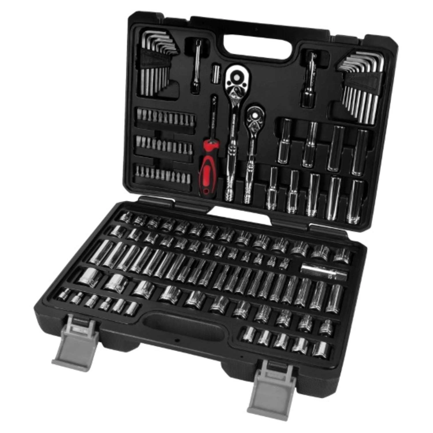 Performance Tool 1/4 In. Drive Metric And SAE Mechanic's Tool Set 134 Pc 2 Performance Tool 1/4 In. Drive Metric And SAE Mechanic's Tool Set 134 Pc - Image 2