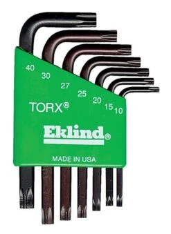 Eklind Torx T10-T40 Short Arm Torx L-Key Set 7 Pc