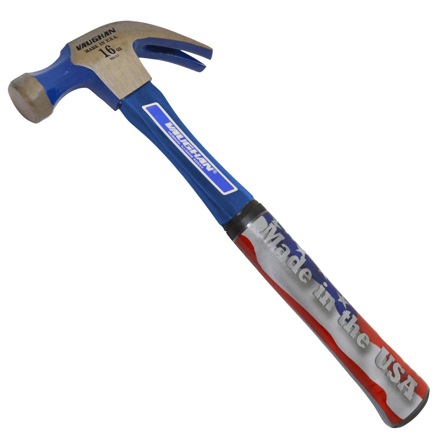 Vaughan 16 Oz Smooth Face Curved Claw Hammer 13 In. Fiberglass Handle 1 Vaughan 16 Oz Smooth Face Curved Claw Hammer 13 In. Fiberglass Handle