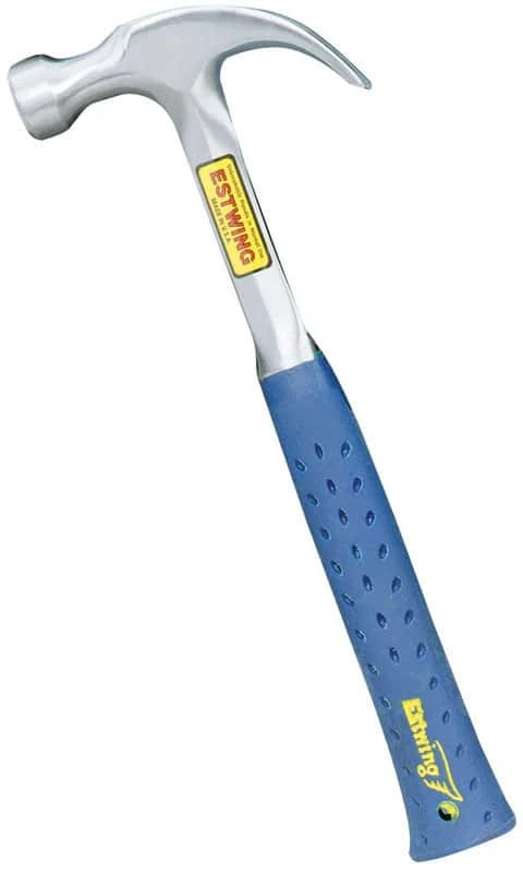 Estwing 16 Oz Smooth Face Curved Claw Hammer Steel Handle 1 Estwing 16 Oz Smooth Face Curved Claw Hammer Steel Handle