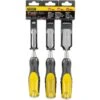 Stanley FatMax Thru-Tang Wood Chisel Set 3 Pk
