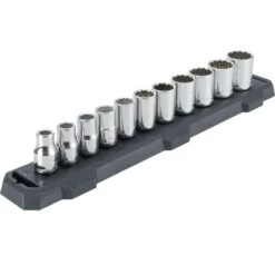 Craftsman 1/2 In. Drive SAE 12 Point Socket Set 11 Pc