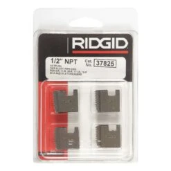 RIDGID Alloy Steel SAE Pipe Threading Die 1/2 In. 4 Pc