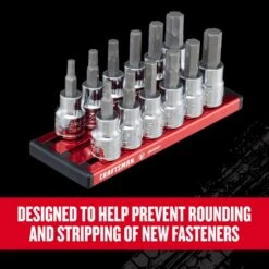 Craftsman V-Series X-Tract Technology 3/8 In. Drive Metric And SAE Hex Bit Socket Set 12 Pc 12 Craftsman V-Series X-Tract Technology 3/8 In. Drive Metric And SAE Hex Bit Socket Set 12 Pc -Irwin Store 5e7fc739 7d44 45ec b7f1 99fd2eaf052d