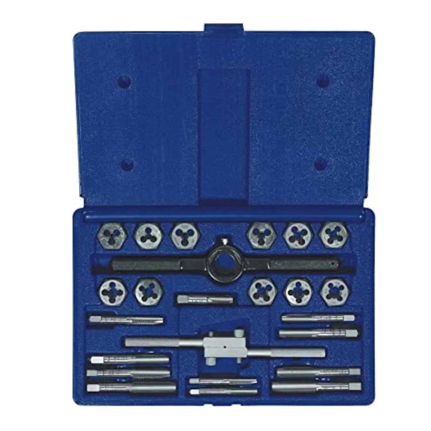 Irwin Hanson High Carbon Steel SAE Tap And Die Set 24 Pc 1 Irwin Hanson High Carbon Steel SAE Tap And Die Set 24 Pc