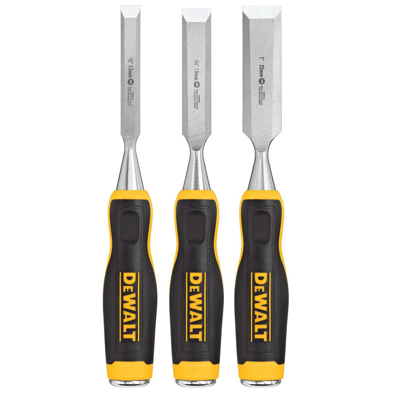 DeWalt Wood Chisel Set 3 Pc 1 DeWalt Wood Chisel Set 3 Pc
