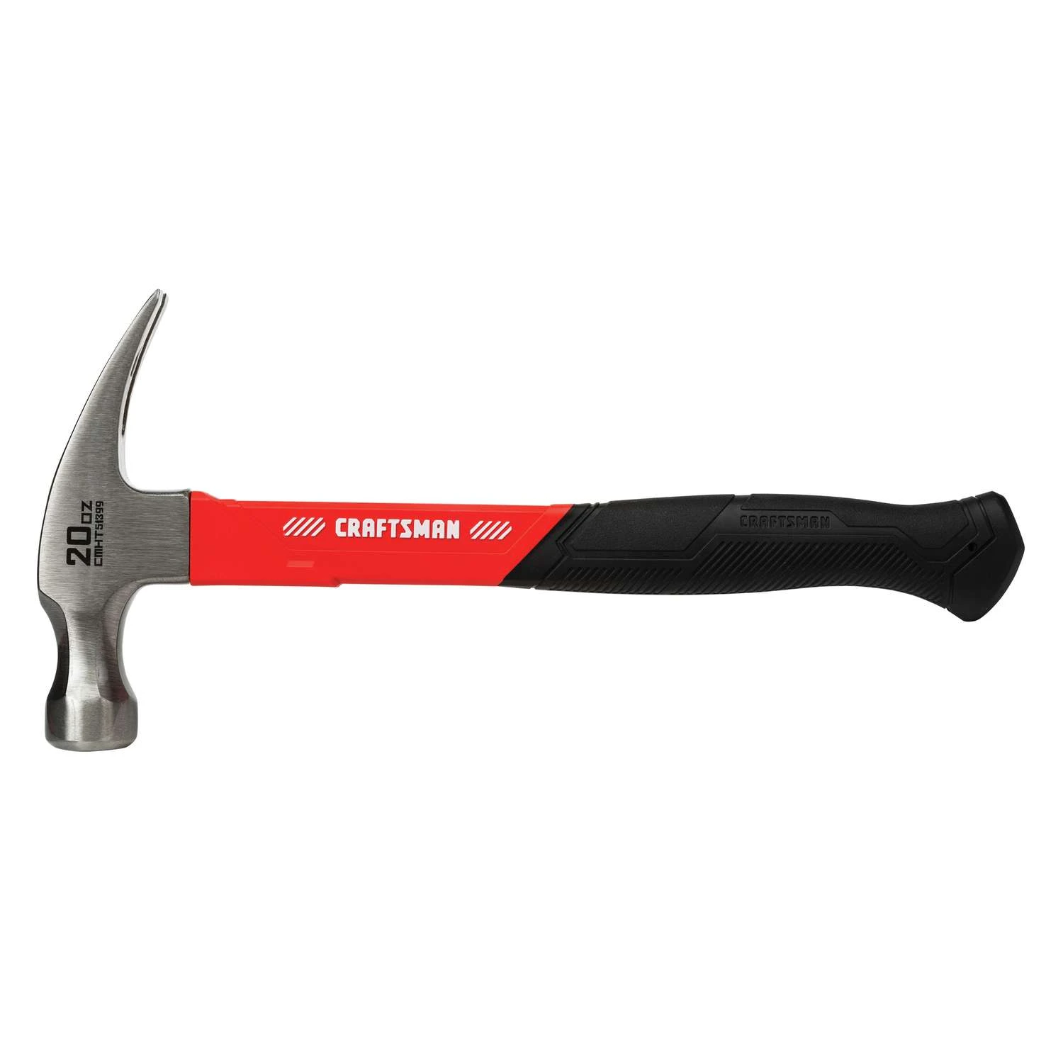 Craftsman 20 Oz Smooth Face Claw Hammer 10.75 In. Fiberglass Handle 1 Craftsman 20 Oz Smooth Face Claw Hammer 10.75 In. Fiberglass Handle