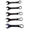 SK Professional Tools 12 Point Metric Short Combination Wrench Set 5 Pc