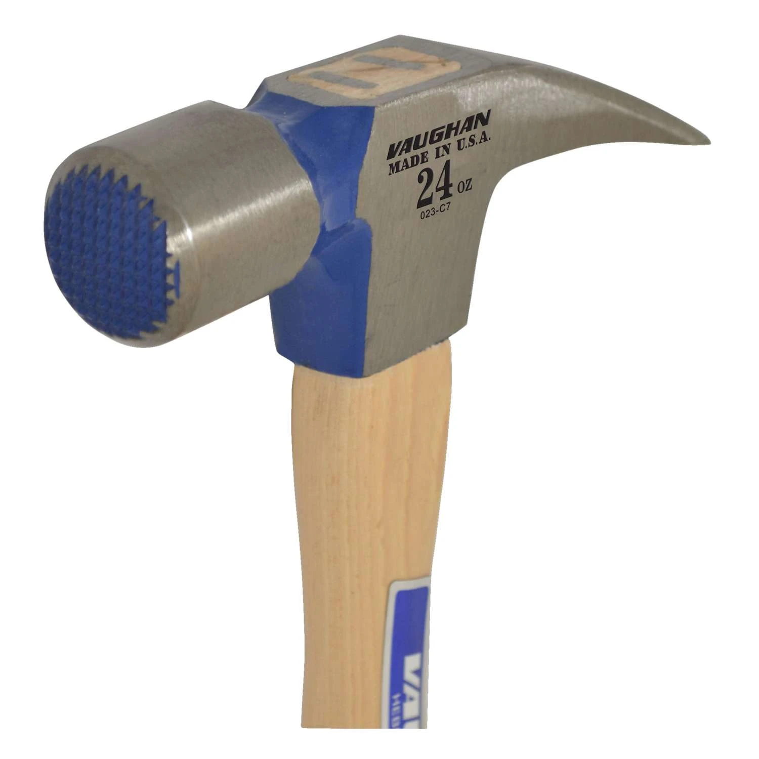 Vaughan 24 Oz Milled Face Framing Hammer 17 In. Hickory Handle 2 Vaughan 24 Oz Milled Face Framing Hammer 17 In. Hickory Handle - Image 2