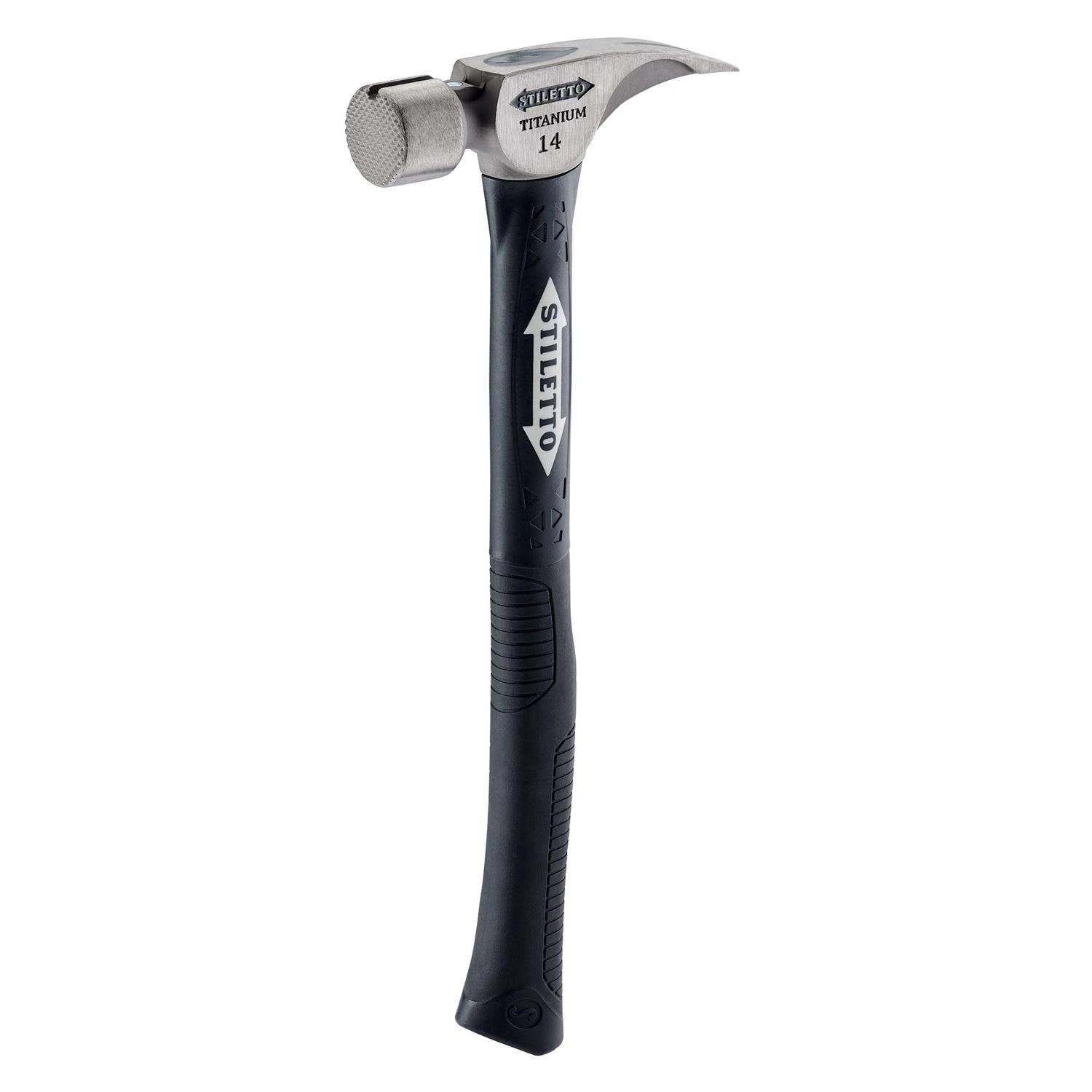 Stiletto 14 Oz Milled Face Framing Hammer 16 In. Titanium Handle 1 Stiletto 14 Oz Milled Face Framing Hammer 16 In. Titanium Handle