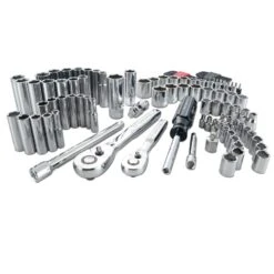 Craftsman 1/4 And 3/8 In. Drive Metric And SAE 6 Point Mechanic's Tool Set 105 Pc
