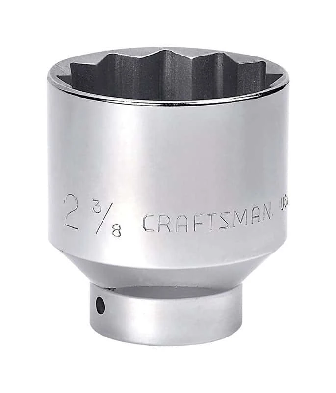 Craftsman 2-3/8 In. X 3/4 In. Drive SAE 12 Point Standard Socket 1 Pc 1 Craftsman 2-3/8 In. X 3/4 In. Drive SAE 12 Point Standard Socket 1 Pc