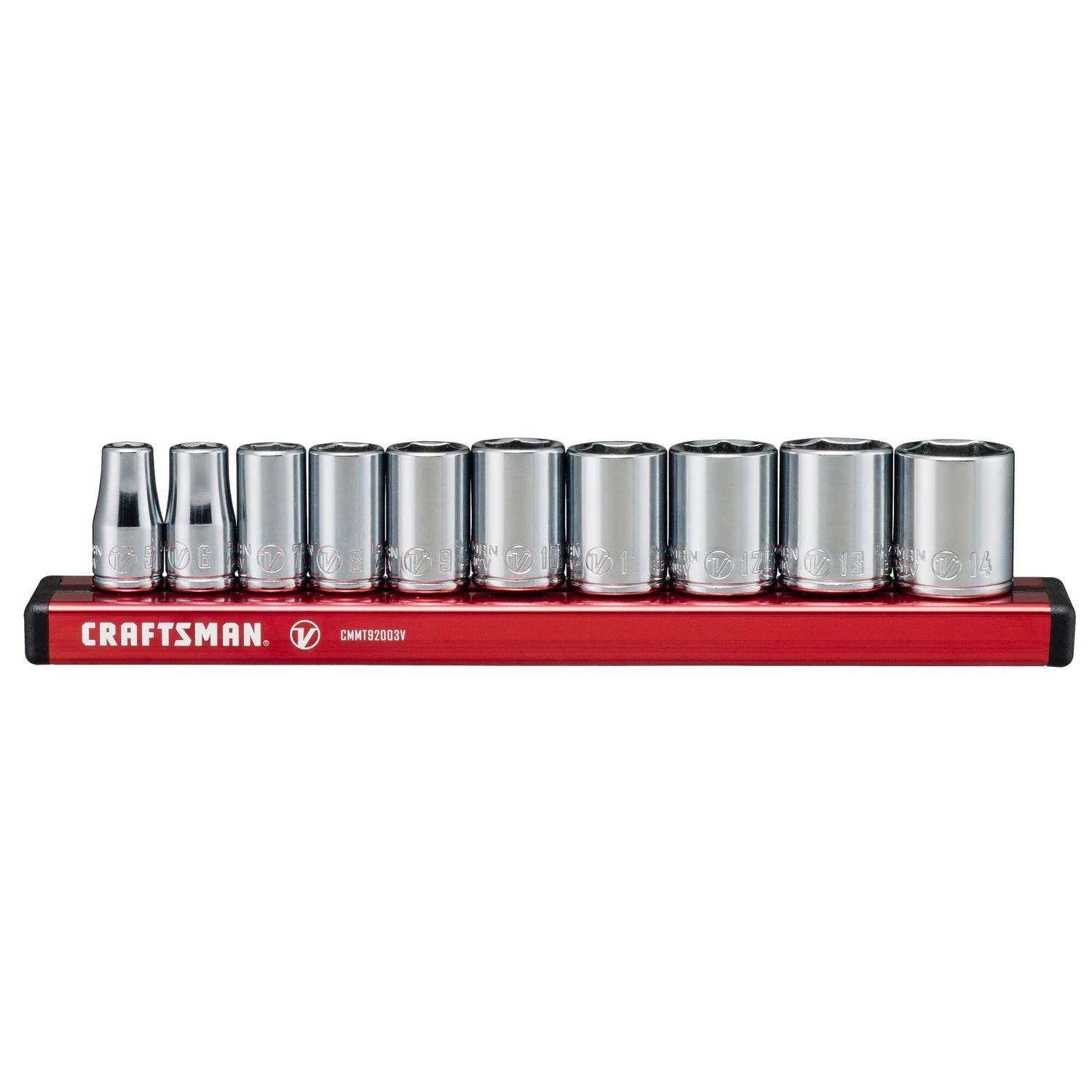 Craftsman V-Series 1/4 In. Drive Metric 6 Point Socket Set 10 Pc 1 Craftsman V-Series 1/4 In. Drive Metric 6 Point Socket Set 10 Pc