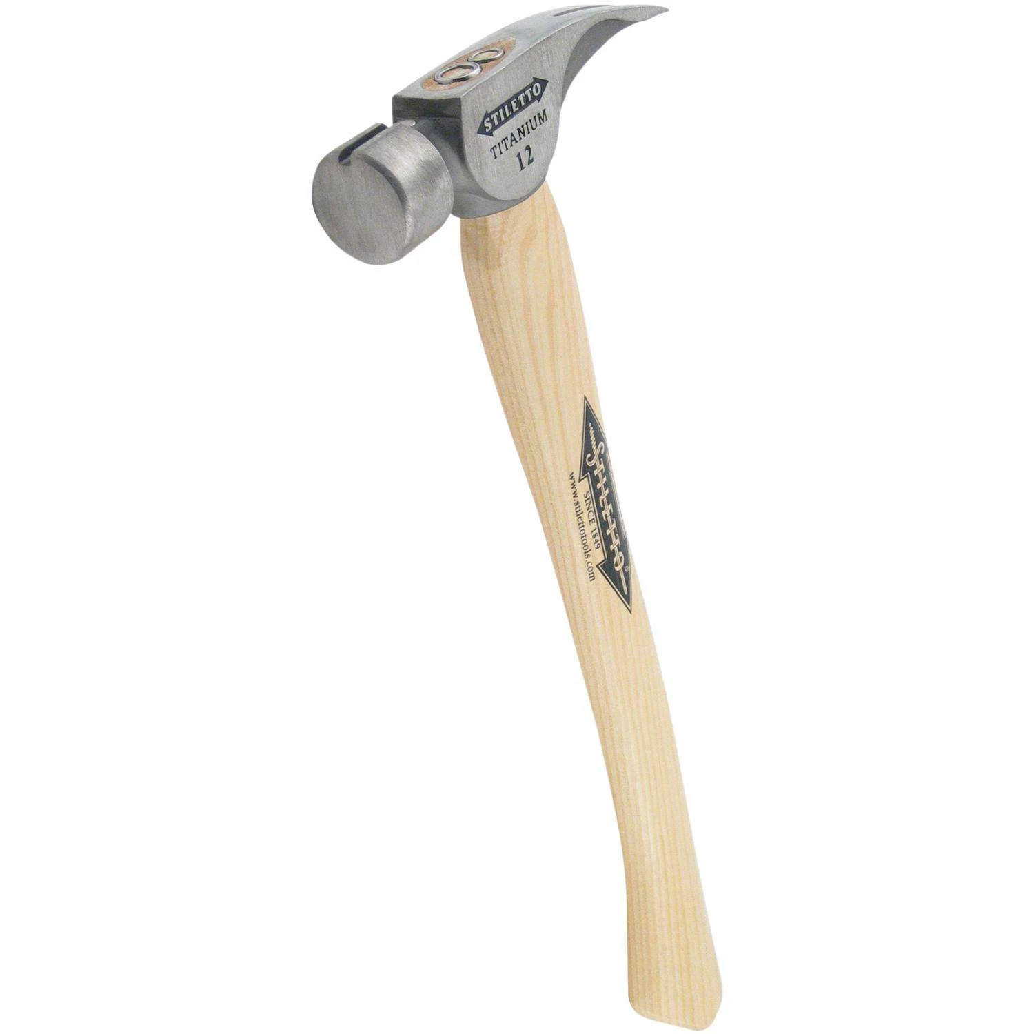 Stiletto 12 Oz Smooth Face Framing Hammer 18 In. Hickory Handle 3 Stiletto 12 Oz Smooth Face Framing Hammer 18 In. Hickory Handle - Image 3