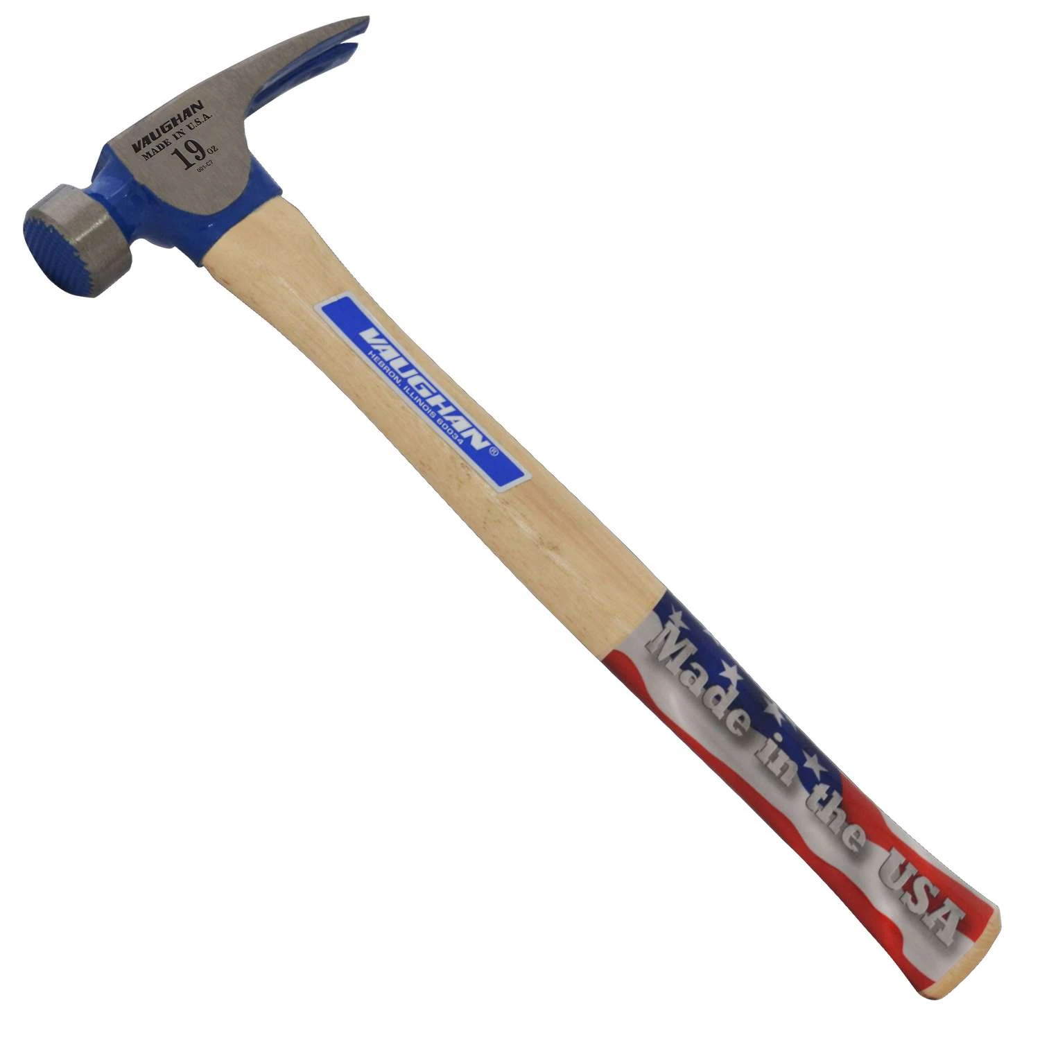 Vaughan 19 Oz Milled Face California Framing Hammer 16 In. Hickory Handle 1 Vaughan 19 Oz Milled Face California Framing Hammer 16 In. Hickory Handle