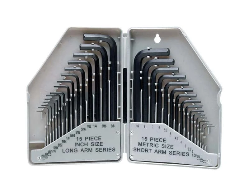 Performance Tool Metric And SAE Long And Short Arm Hex Key Set 30 Pc 1 Performance Tool Metric And SAE Long And Short Arm Hex Key Set 30 Pc
