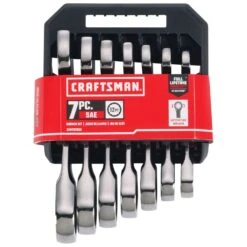 Craftsman SAE Stubby Ratcheting Combination Wrench Set 7 Pc -Irwin Store ae8fde12 4a6d 4e0b 8fe0 9d6057bccab0