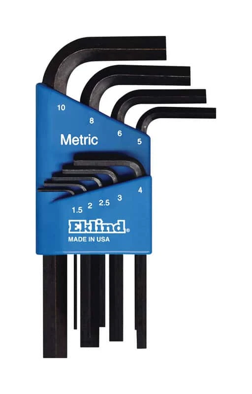 Eklind Hex-L Metric Short Arm Hex L-Key Set 9 Pc 1 Eklind Hex-L Metric Short Arm Hex L-Key Set 9 Pc