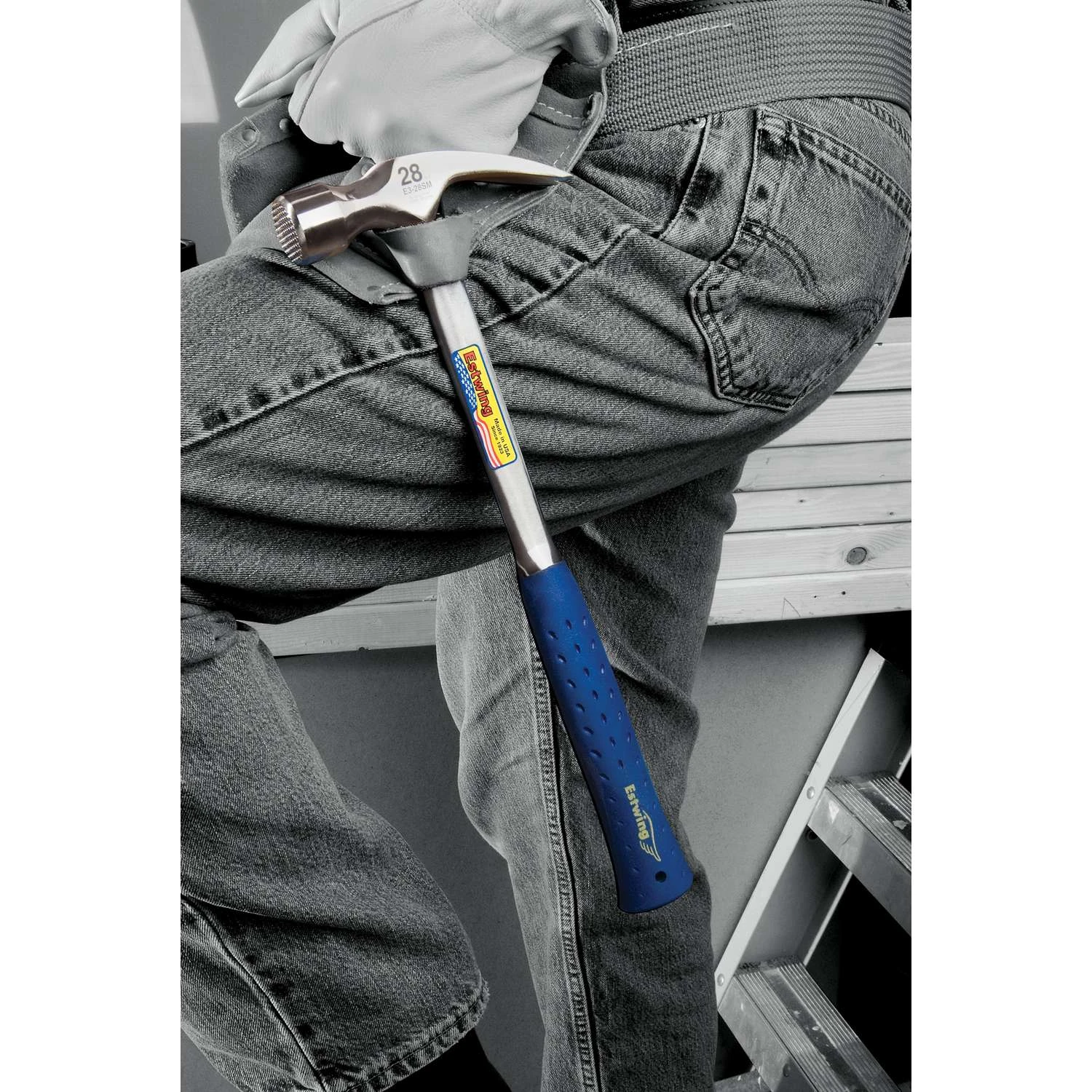 Estwing 28 Oz Milled Face Framing Hammer Steel Handle 4 Estwing 28 Oz Milled Face Framing Hammer Steel Handle - Image 4