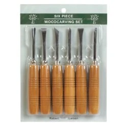 Robert Larson Woodcarving Set 6 Pc