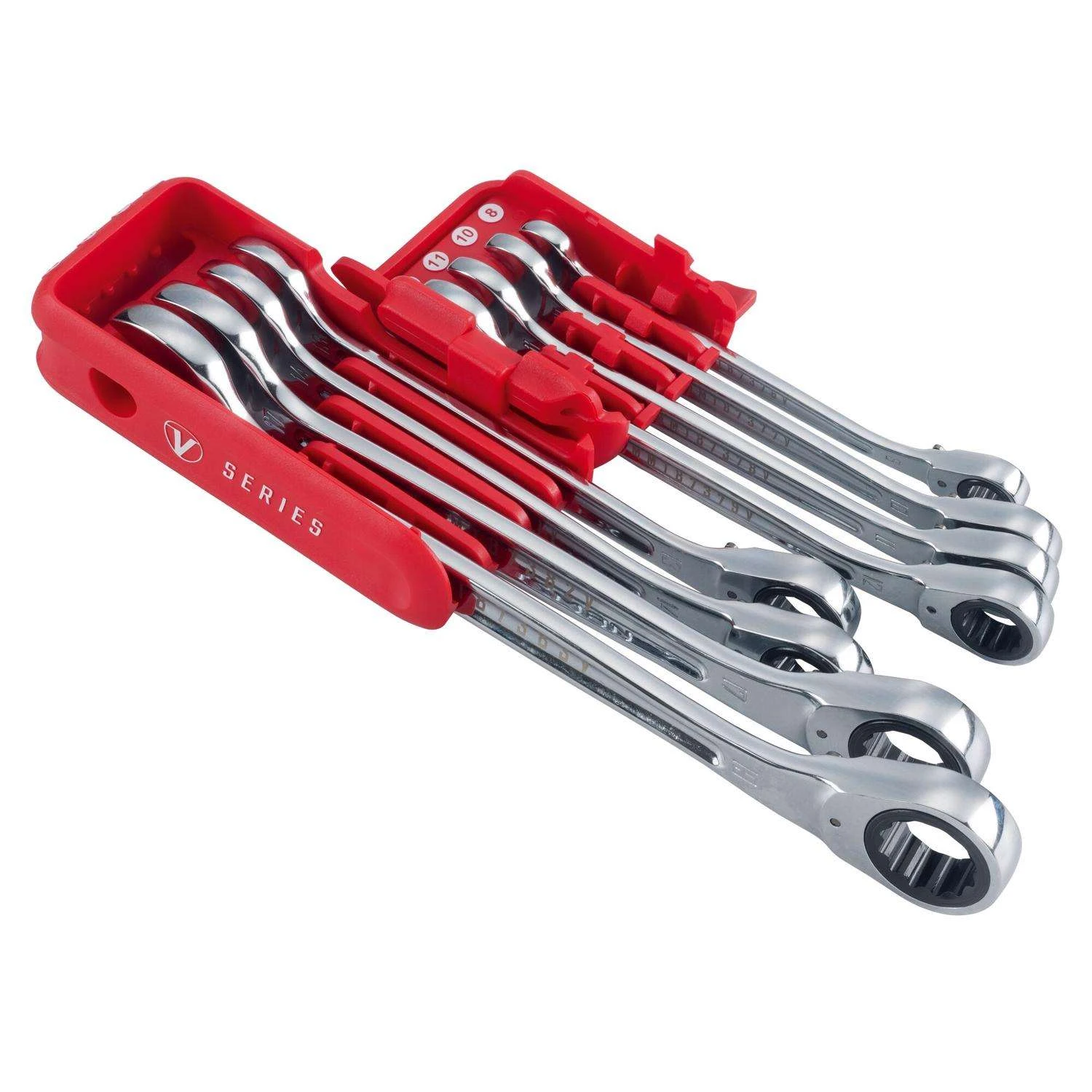 Craftsman V-Series Metric Reversible Ratcheting Combination Wrench Set 8 Pc 1 Craftsman V-Series Metric Reversible Ratcheting Combination Wrench Set 8 Pc