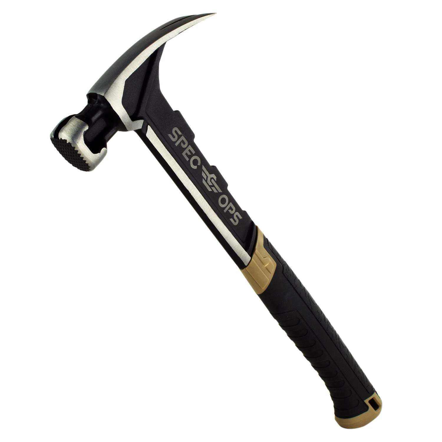 Spec Ops 22 Oz Milled Face Claw Hammer 9.25 In. Polypropylene/TPR Handle 3 Spec Ops 22 Oz Milled Face Claw Hammer 9.25 In. Polypropylene/TPR Handle - Image 3