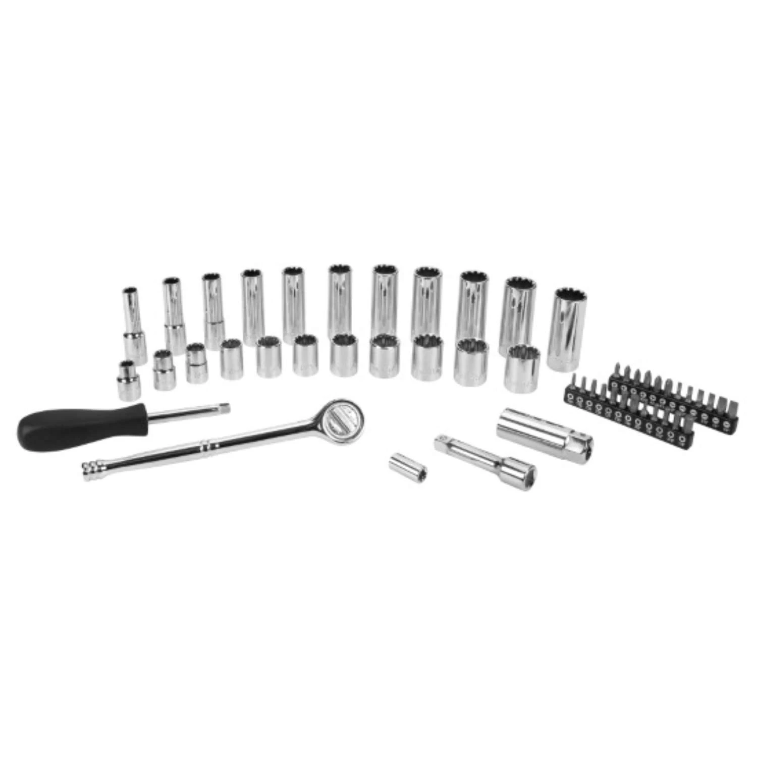 Performance Tool 3/8 In. Drive Metric And SAE Universal Spline Socket Set 189 Pc 2 Performance Tool 3/8 In. Drive Metric And SAE Universal Spline Socket Set 189 Pc - Image 2