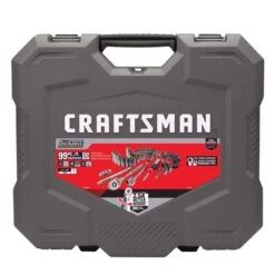 Craftsman OVERDRIVE 1/4 And 3/8 In. Drive Metric/SAE 6 Point Mechanic's Tool Set 99 Pc